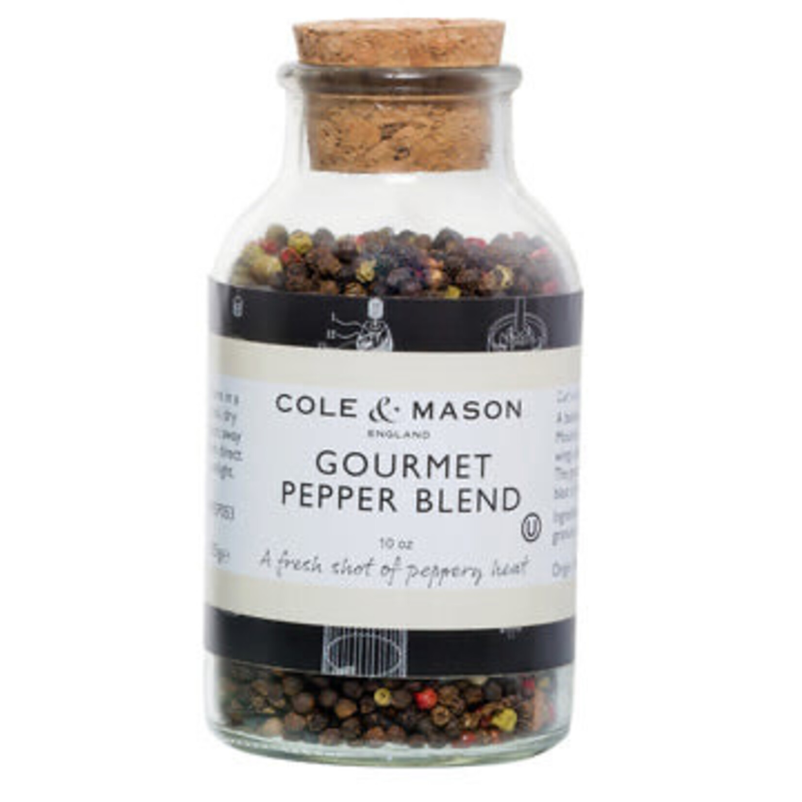 COLE & MASON COLE & MASON Large Gourmet Mixed Pepper 10oz