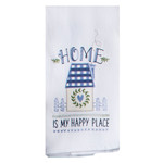 KAYDEE DESIGNS KAYDEE Dual Purpose Terry Tea Towel - Happy Place