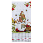 KAYDEE DESIGNS KAYDEE Dual Purpose Terry Tea Towel - Garden Bee Gnome
