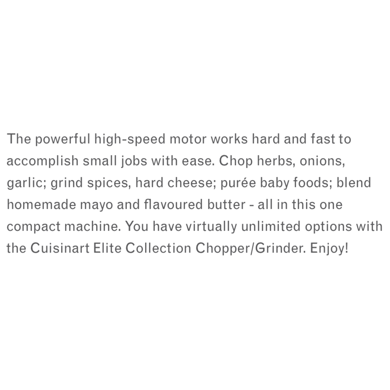 CUISINART CUISINART Die Cast Chopper 4 Cup