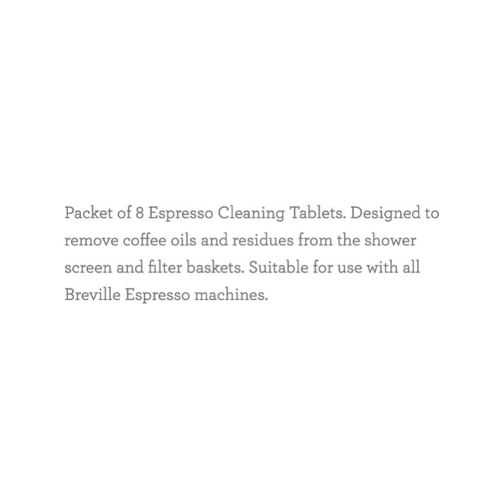 BREVILLE Espresso Cleaning Tablets (8)