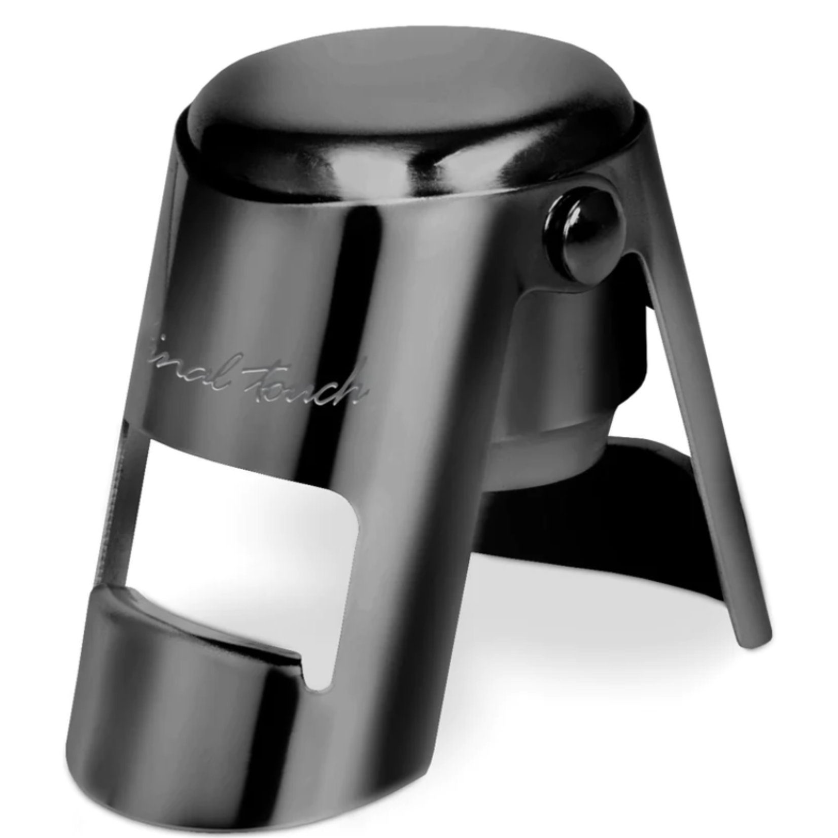 FINAL TOUCH FINAL TOUCH Champagne Bottle Stopper - Black Chrome