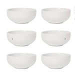 DANICA DANICA White Pinch Bowls S/6