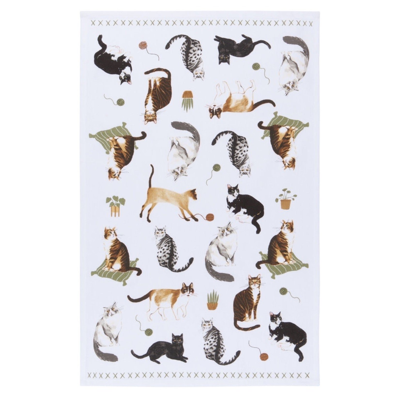 NOW DESIGNS NOW DESIGNS Cotton Dishtowel - Cat Collective