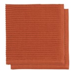 DANICA NOW DESIGNS Ripple Dishcloth S/2 - Rust