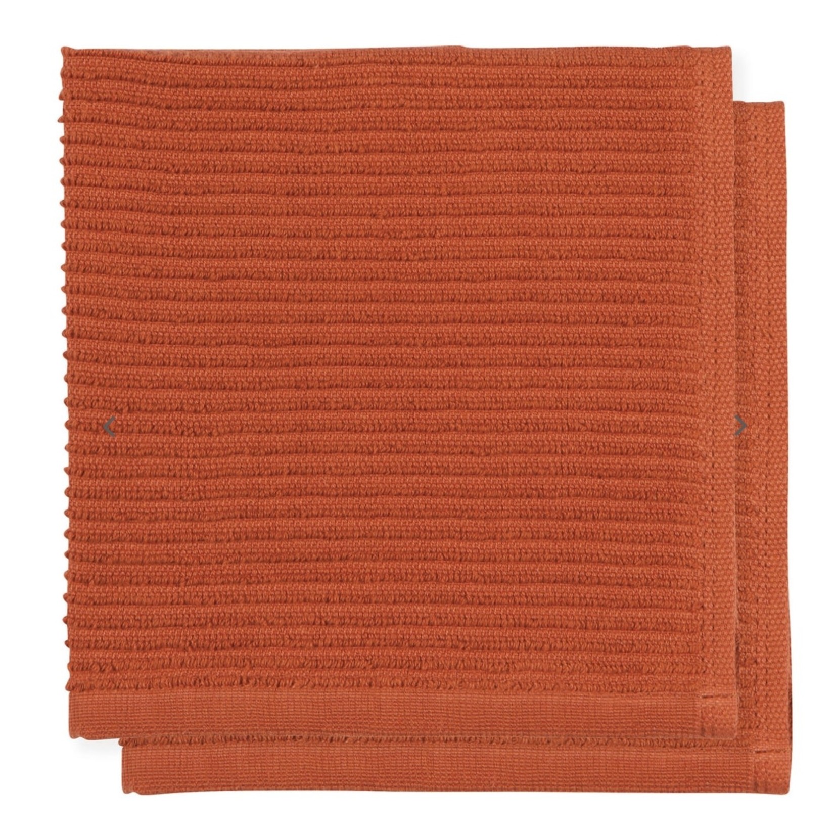 DANICA NOW DESIGNS Ripple Dishcloth S/2 - Rust