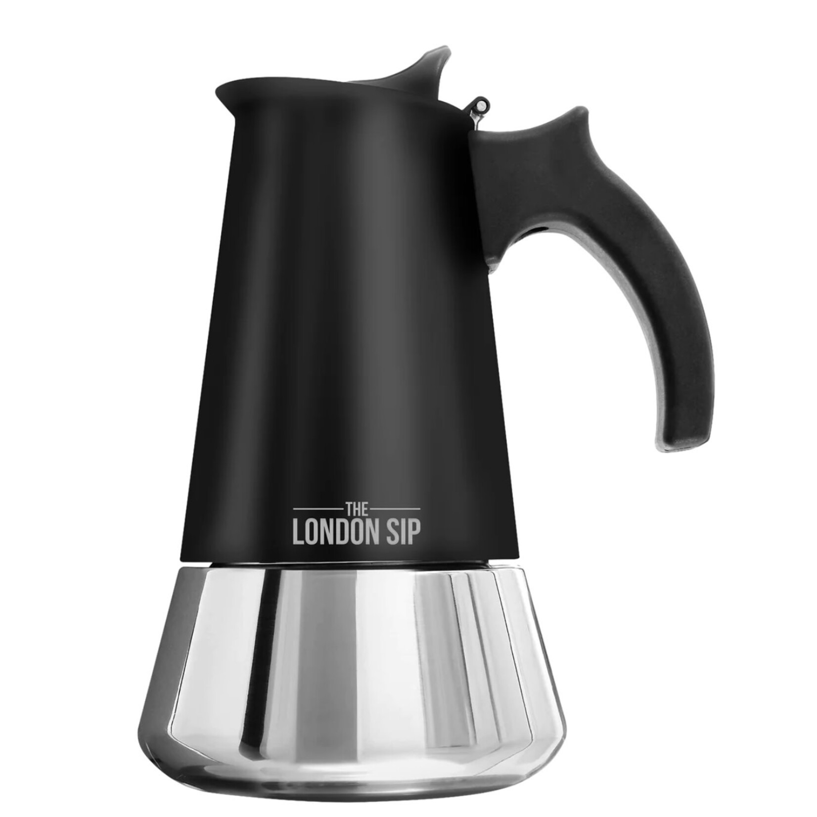 LONDON SIP LONDON SIP SS Espresso Maker 10cup- Black