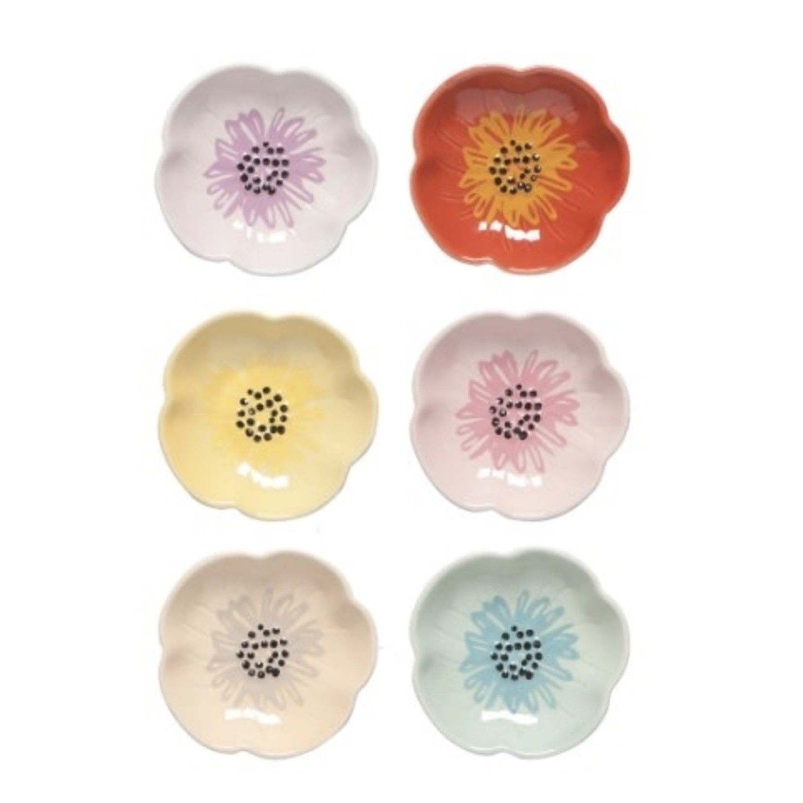 NOW DESIGNS NOW DESIGNS Pinch Bowl S/6 - Flower