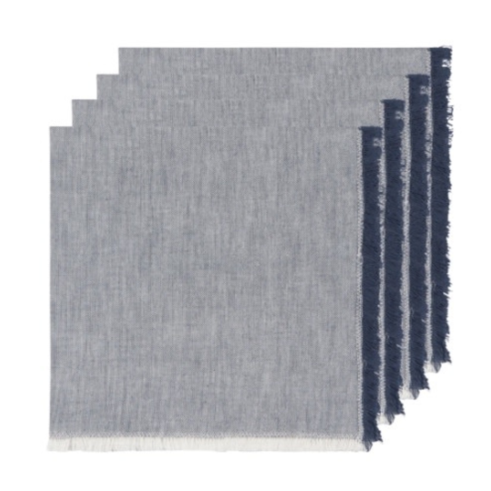 HEIRLOOM By Danica HEIRLOOM Chambray Cloth Napkins S/4 - Midnight