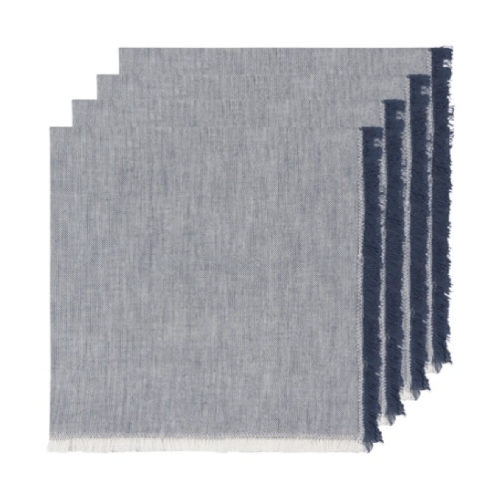 HEIRLOOM HEIRLOOM Chambray Cloth Napkins S/4 - Midnight