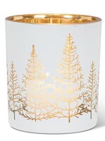 ABBOTT ABBOTT Sm Wht/Gold Tree Tealight