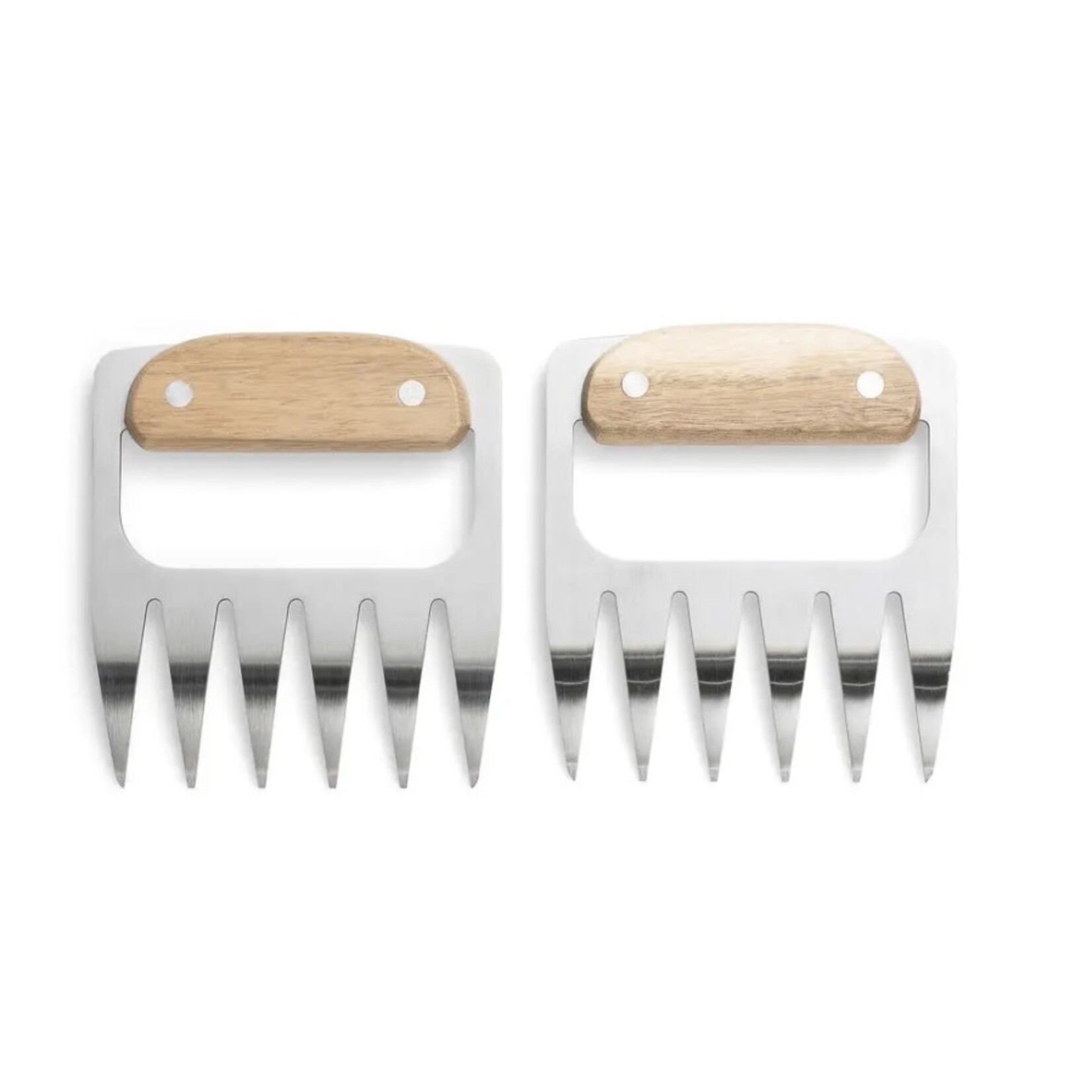 OUTSET OUTSET S/S Meat Shredding Bear Claws w/Acacia Wood Handles