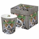 PAPER PRODUCTS DESIGN PPD Mug in Gift Box - Winter Berry Owl