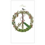PAPER PRODUCTS DESIGN PPD Guest Towel - Peace On Earth
