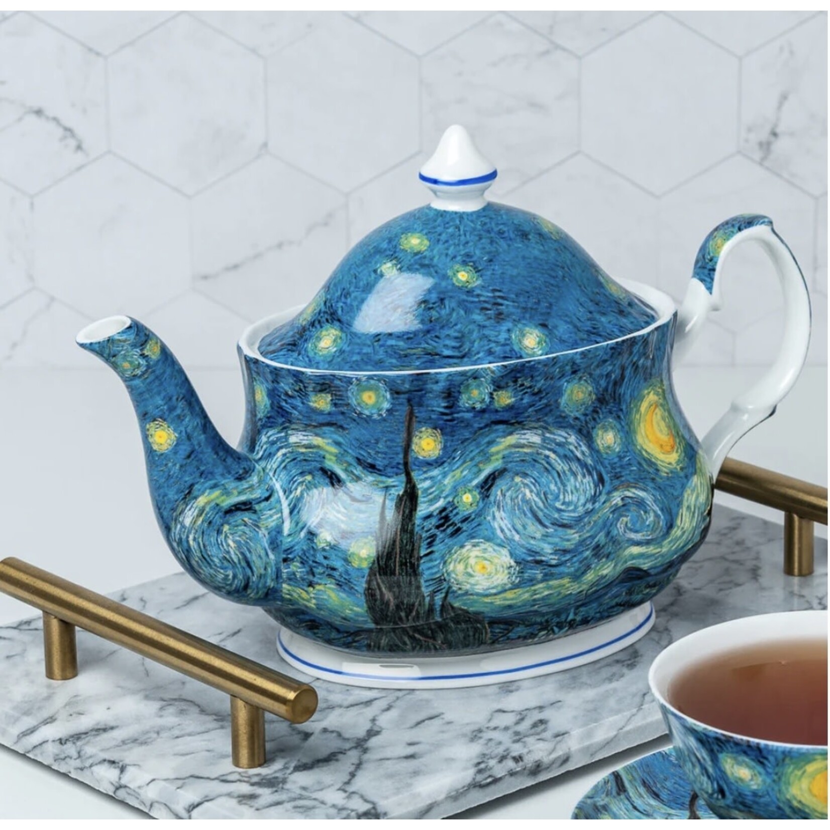MCINTOSH MCINTOSH Van Gogh Starry Night Tea Pot