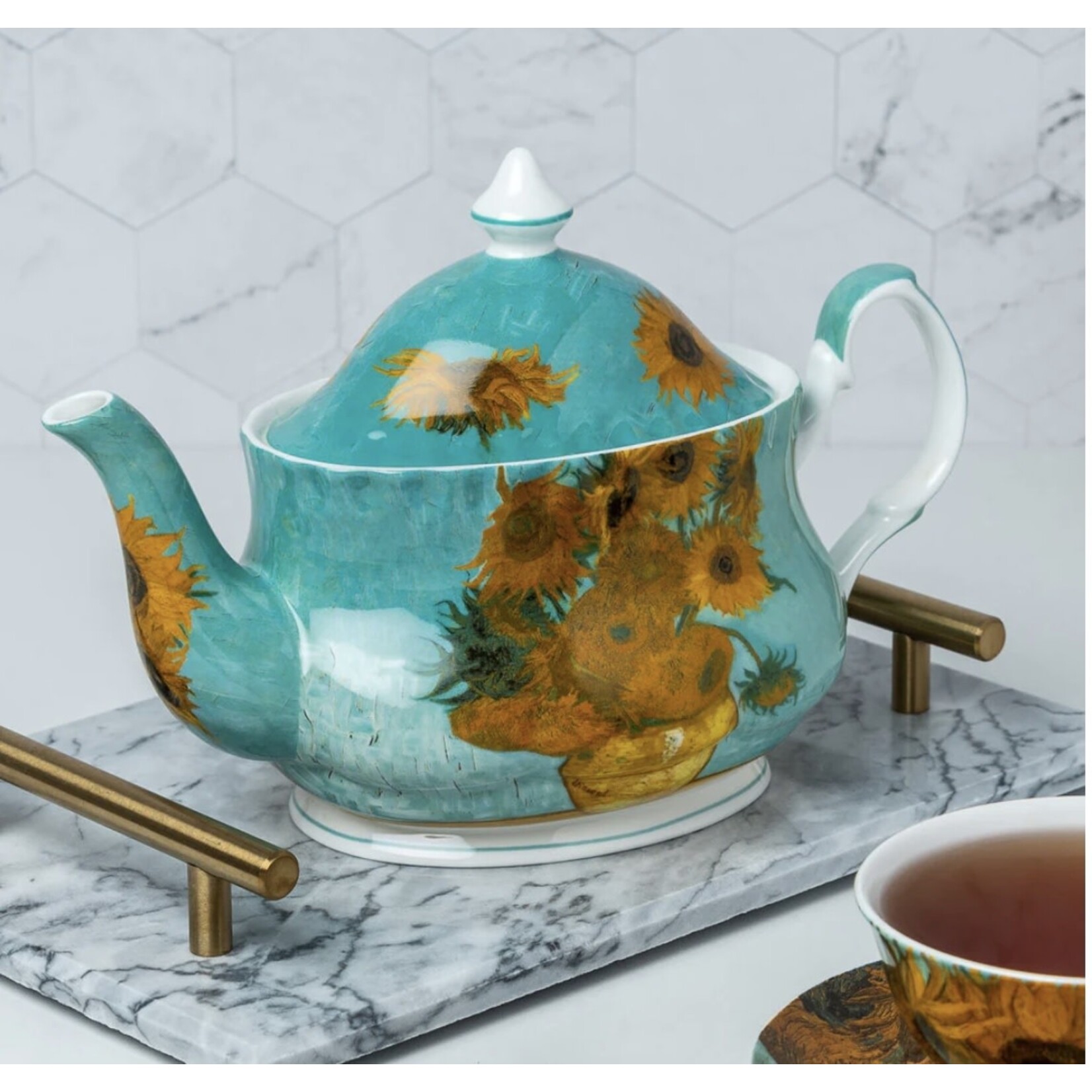 MCINTOSH MCINTOSH Van Gogh Sunflowers Tea Pot DNR