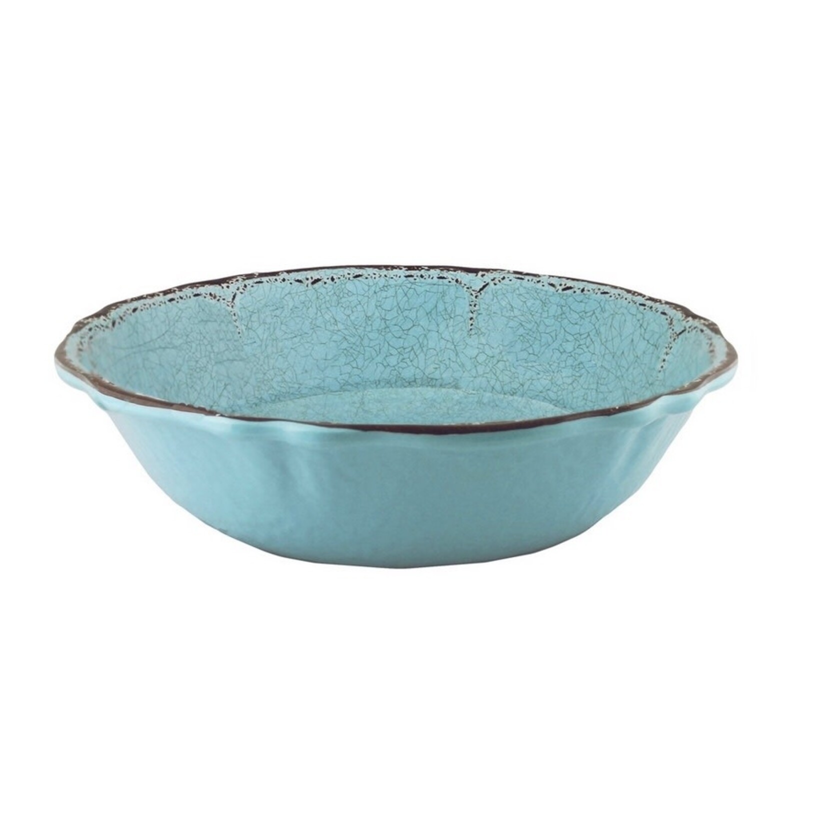 LE CADEAUX LE CADEAUX Antiqua Turquoise Salad Bowl