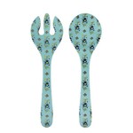 LE CADEAUX LE CADEAUX Madrid Turquoise Salad Serving Set