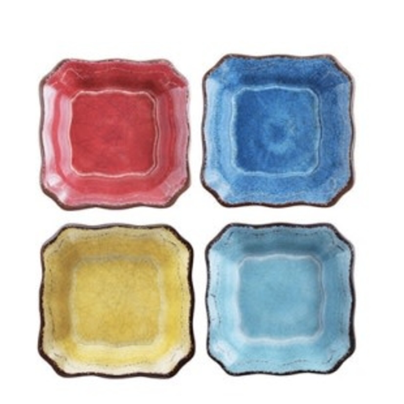 LE CADEAUX LE CADEAUX Mini Condiment Bowls - Asst Antiqua Colors