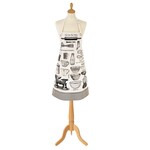 ULSTER WEAVERS ULSTER WEAVERS Oil Cloth Apron - Baking Black