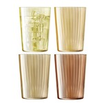 LSA INTERNATIONAL LSA GEMS Tumbler 560ml Assorted AmberX4