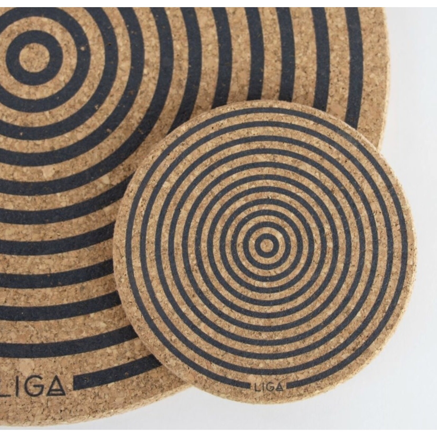 LIGA LIGA Printed Cork Coaster Set-Orbit