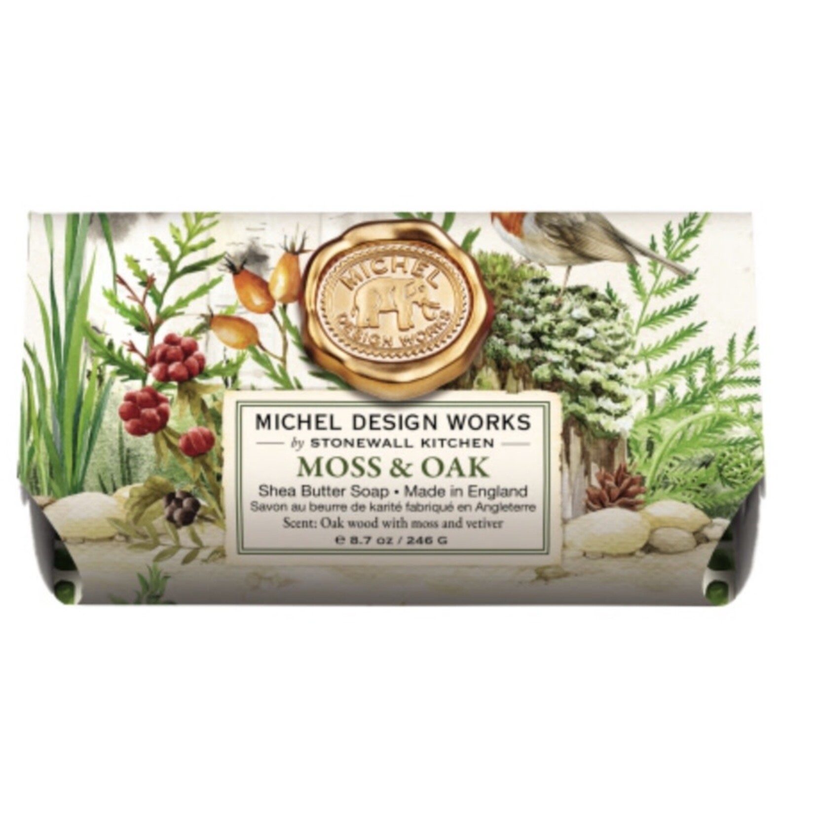 MICHEL DESIGN WORKS MICHEL DESIGN Large Bath Soap - Moss & Oak