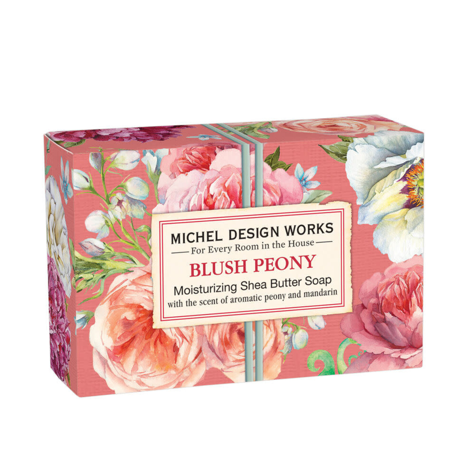 MICHEL DESIGN WORKS MICHEL DESIGN Blush Peony 4.5oz Boxed Soap