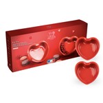 PEUGEOT PEUGEOT Appolia Duo Heart Dishes S/2 Red 13.5cm