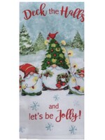 KAYDEE DESIGNS KAYDEE DESIGNS CG Deck Halls Tea Towel