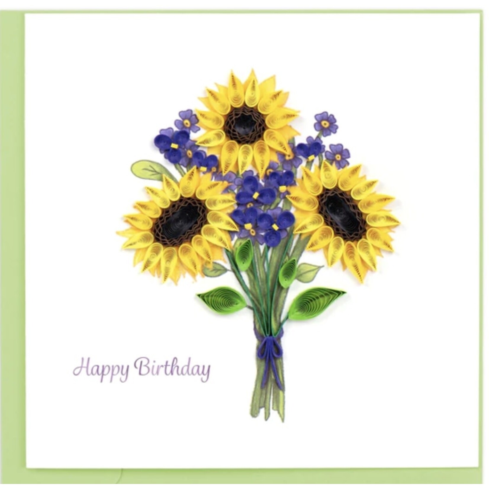 QCARD QCARD Birthday Sunflower Bouquet