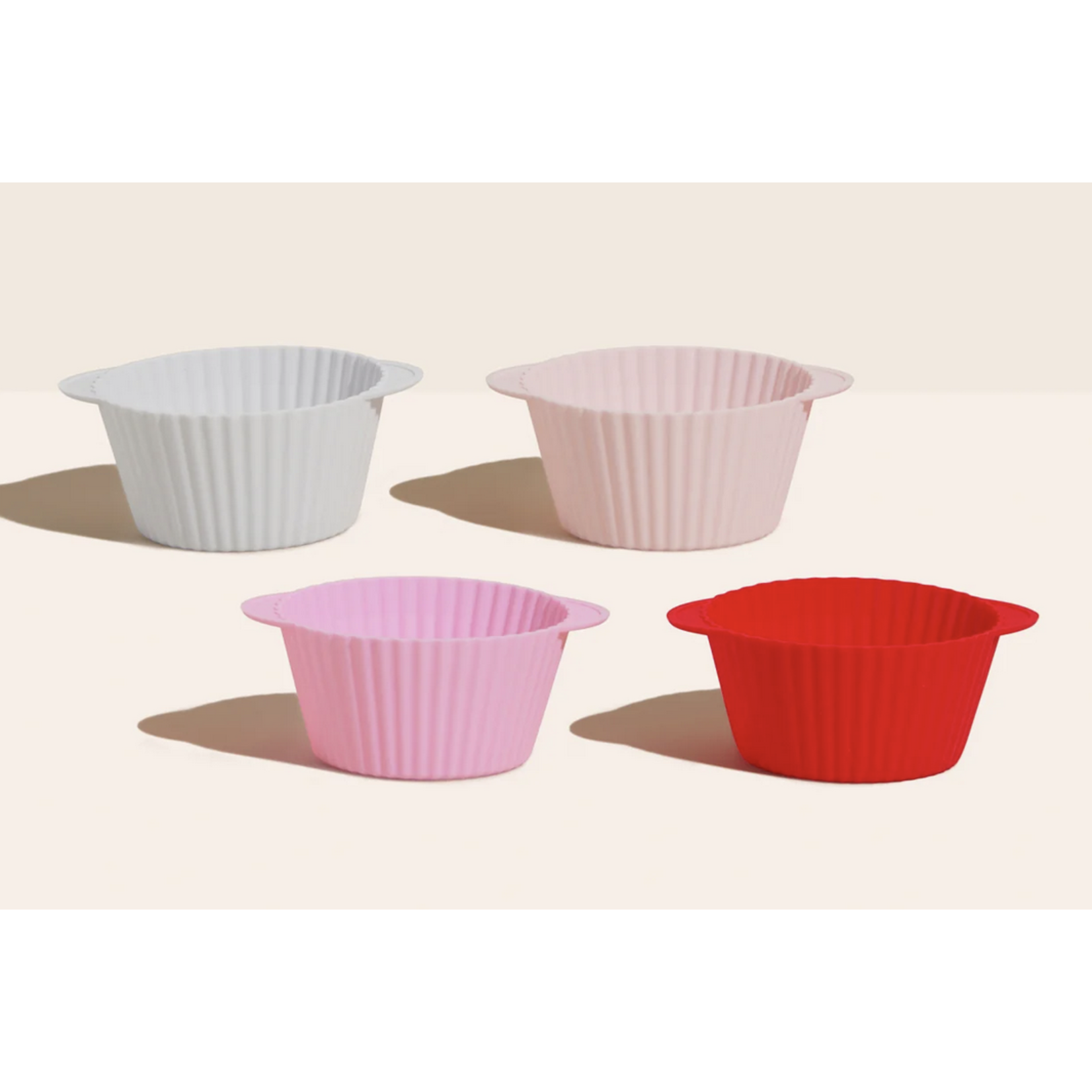 GET IT RIGHT GIR Cupcake Liners - Light Pink/Summer Pink/Red
