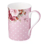 MCINTOSH MCINTOSH Dots & Roses Pink Classico Mug