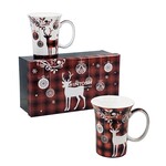 MCINTOSH MCINTOSH Holiday Reindeer Mugs S/2