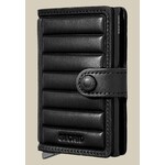 SECRID SECRID Mini Wallet Emboss Lines Black - Premium