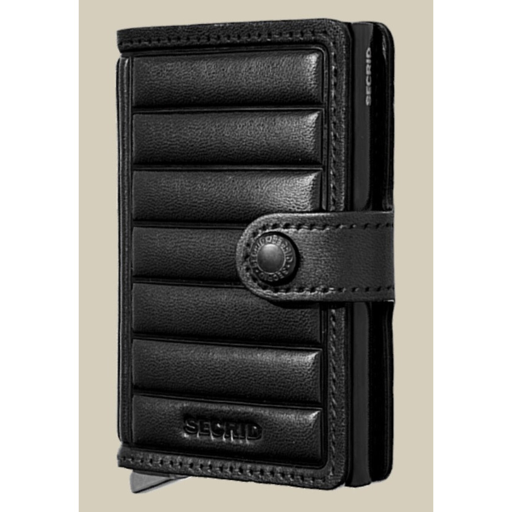 SECRID SECRID Premium Miniwallet Emboss Lines - Black
