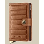 SECRID SECRID Premium Miniwallet Emboss Lines - Cognac