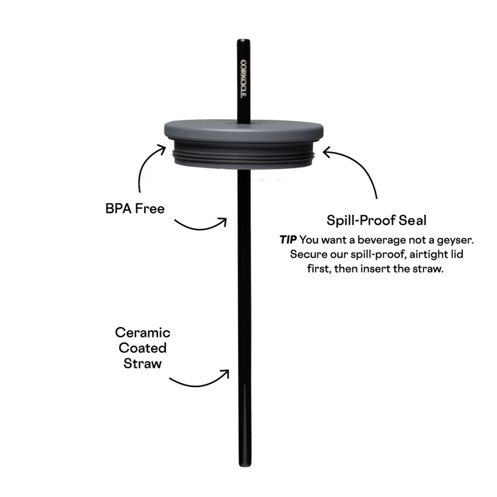 CORKCICLE CORKCICLE Cold Cup XL Gloss White 30oz