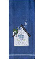 KAYDEE DESIGNS KAYDEE Applique Tea Towel - Love Lives