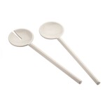 GUZZINI GUZZINI Tiffany Salad Servers - Milk White