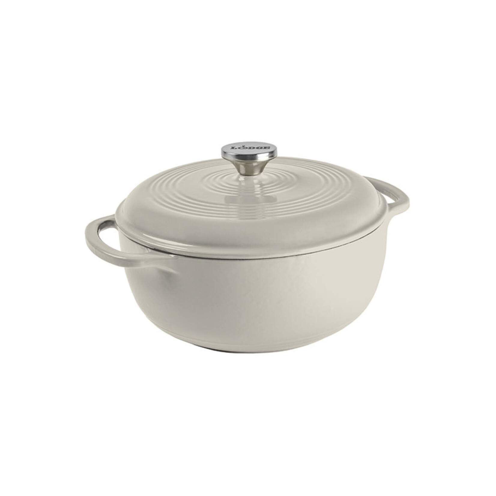 LODGE LODGE Enamel Dutch Oven 4.5qt - White DNR