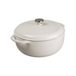 LODGE LODGE Enamel Dutch Oven 7.5qt - White DNR