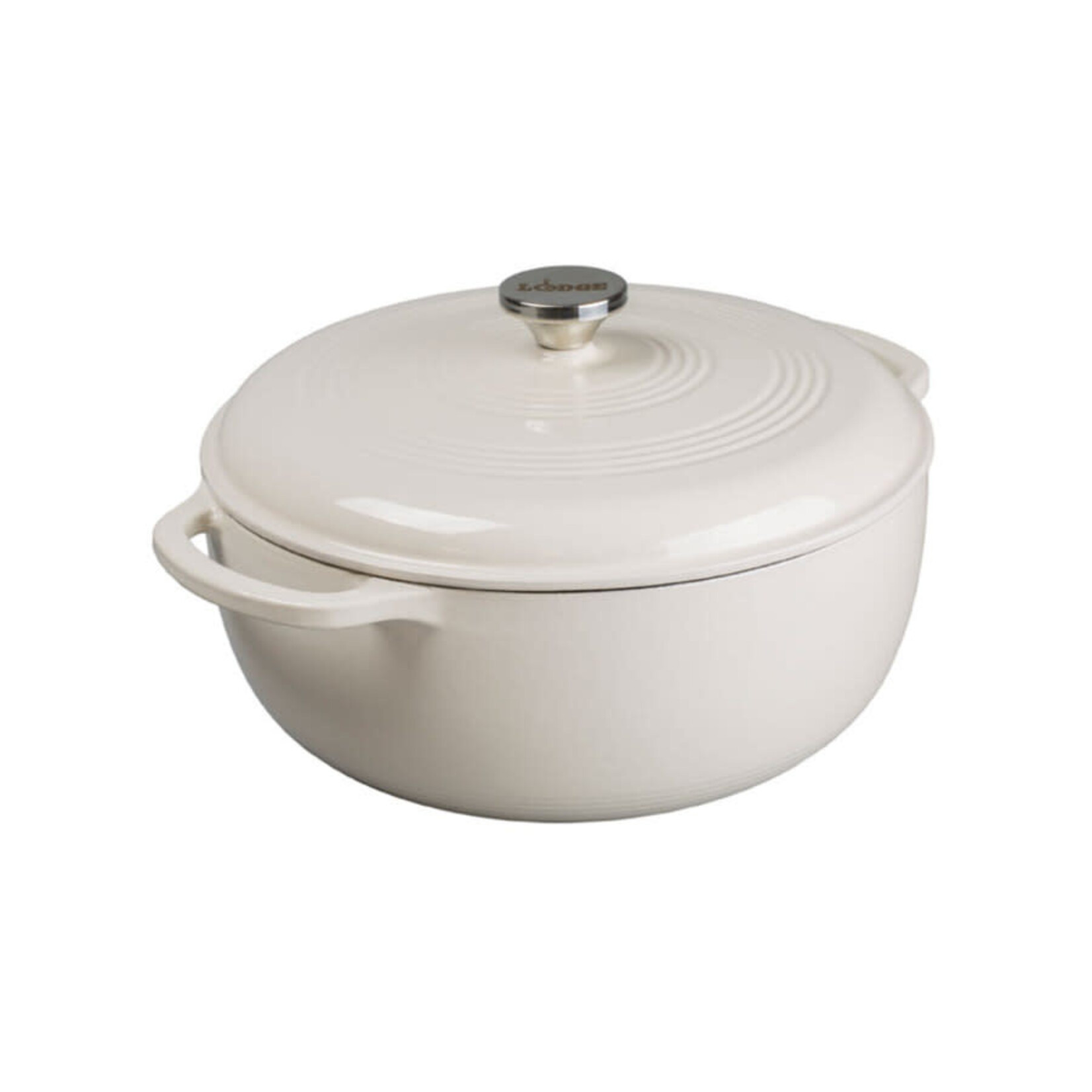 LODGE LODGE Enamel Dutch Oven 7.5qt - White DNR