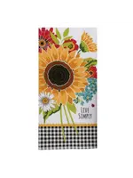 KAYDEE DESIGNS KAYDEE DESIGNS Dual Purpose Tea Towel - Sunflower Charm