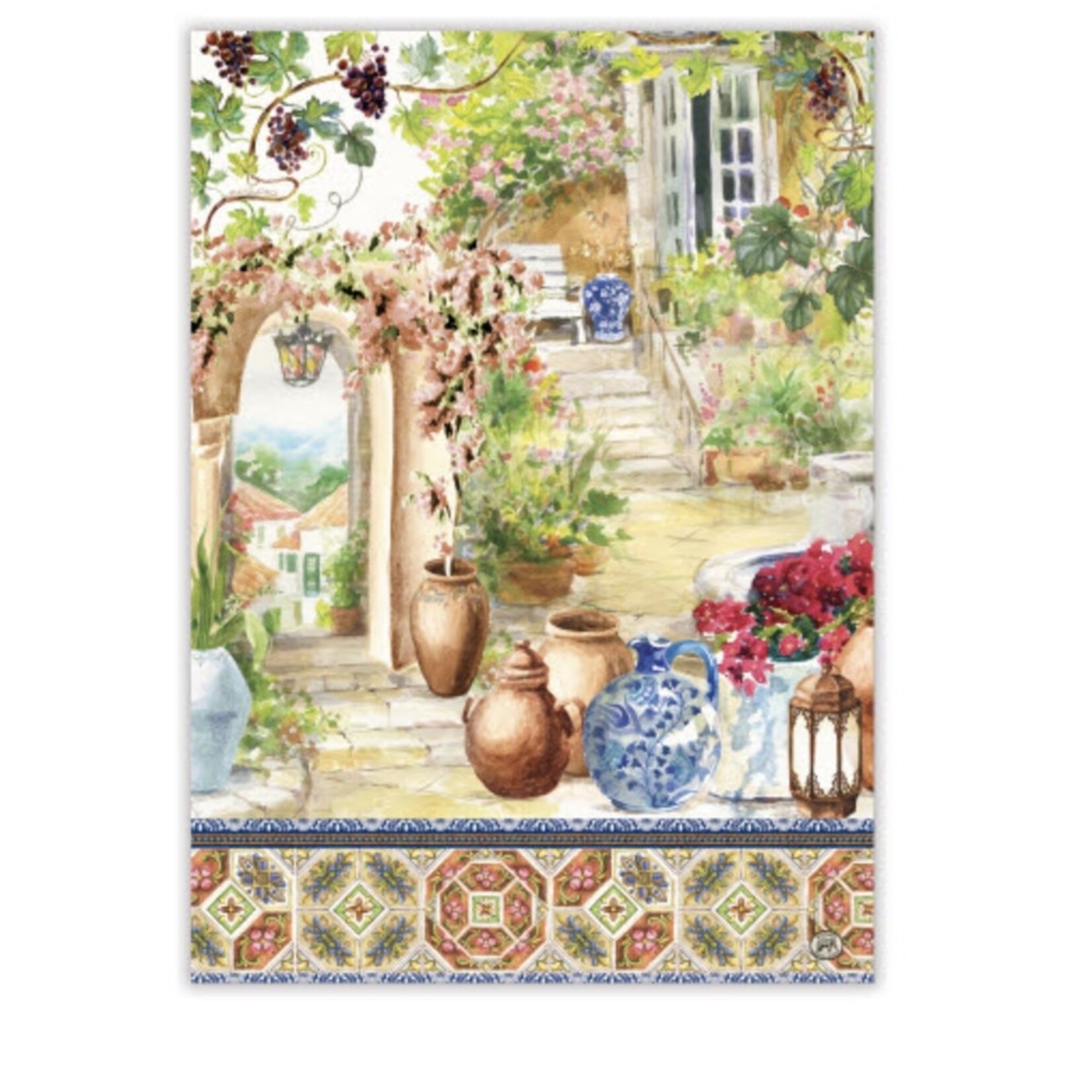 MICHEL DESIGN WORKS MICHEL DESIGN Tea Towel - Tuscan Terrace