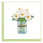 QCARD QCARD White Daisies in Jar