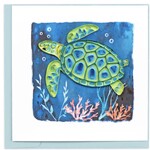 QCARD QCARD Decorative Sea Turtle