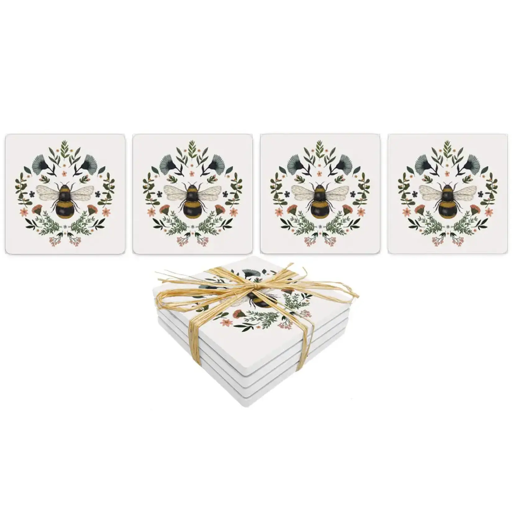 PAPER PRODUCTS DESIGN PPD Dolomite Coaster S/4 - Secret Bee