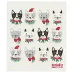 KAYDEE DESIGNS KAYDEE SpongeCloth 2pk- Meowy Christmas