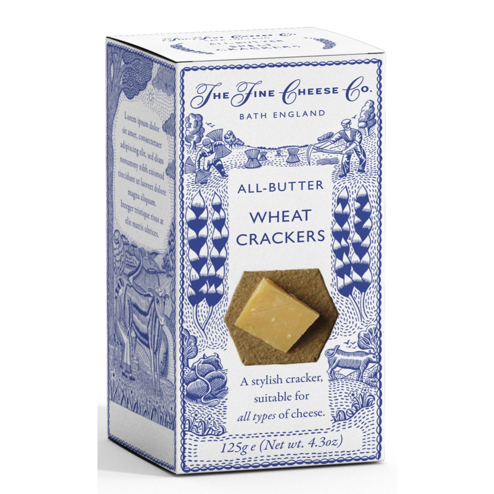 FINE CHEESE CO. FINE CHEESE CO. All-Butter Wheat Crackers Crackers 125g